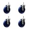 Service Caster 5'' Solid Polyurethane Wheel Swivel 7/16'' Grip Ring Stem Caster Set, 4PK SCC-GR20S514-SPUS-716138-4 - alternate 1